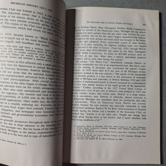 Michigan History Fall 1969 Book Historical Commission Department of State Green - Picture 8 of 11